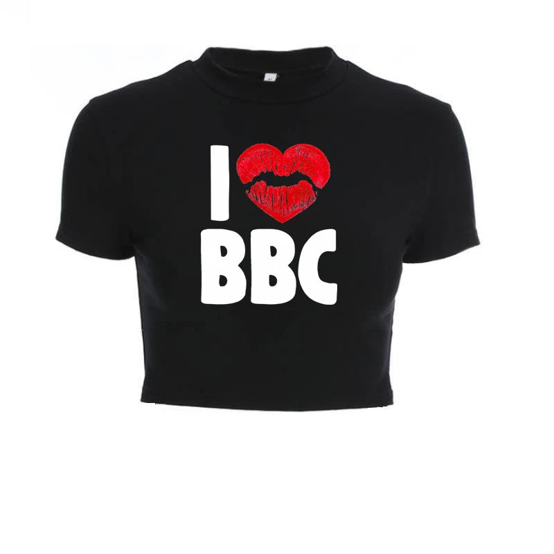 NEW Arrivals Queen of Spade BBC ONLY Summer Women Black Short T-Shirts Ladies Sexy Crop Tops Short Sleeve Bandage Tee Tops Female Shirts