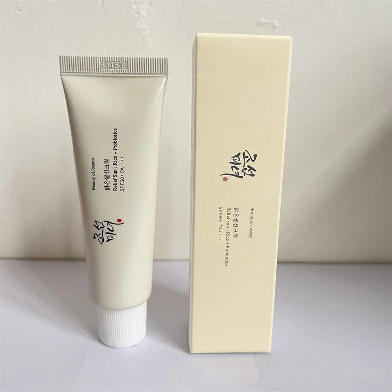 Face Cream, Serum Matte Sun Stick + Essential Oil SPF50+ Anti UV Sun Block Facial 50ml Beauty of Joseon Brand Sunscreen for Body and Face Rice Probiotic Solar Blocker Skin Cream