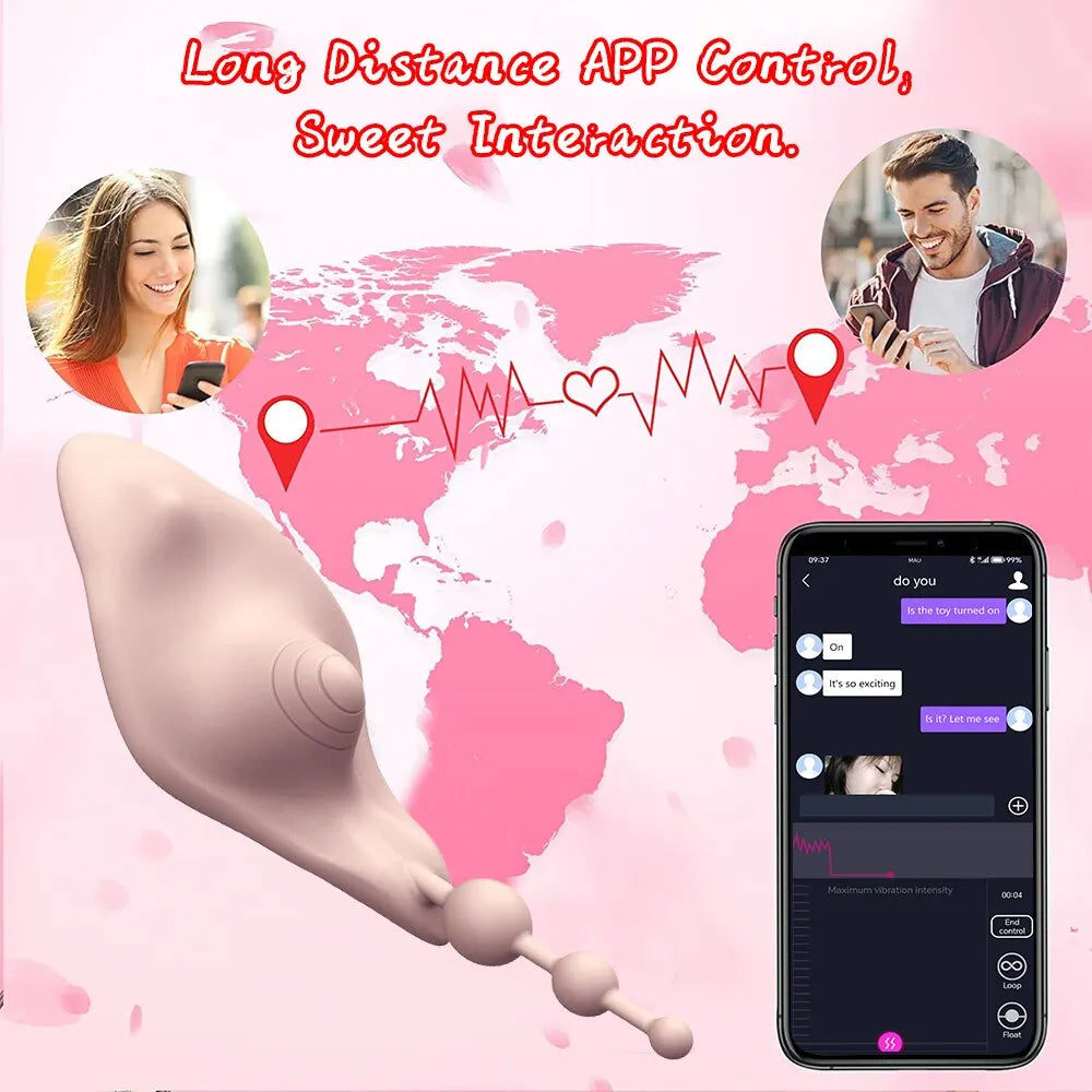 Wireless Remote APP Vibrator for Women Wearable Clitoral Stimulator Vagina Massage Egg Adult Sex Toys Female Panties Masturbator