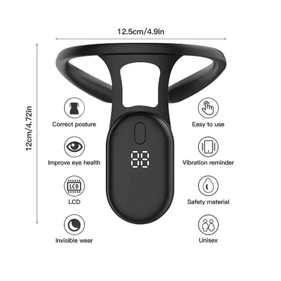 NEW Arrivals Smart Posture Corrector Micro Vibration Posture Training Reminder Sensor Back Posture Neck Hump Corrector for Adult Kids Health Care Supplies