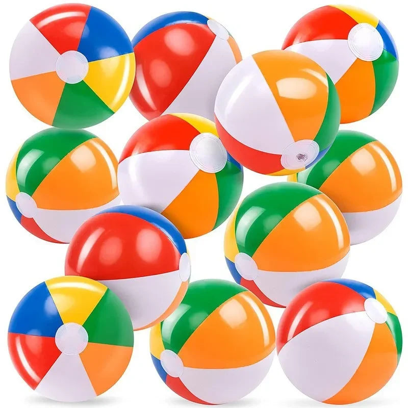 NEW Arrivals 40cm Inflatable Beach Volleyball Durable Not Easily Broken Bouncy Ball Pool Party Seaside Outdoor Activities Children Camp Swimming Pool Beach Water Balls