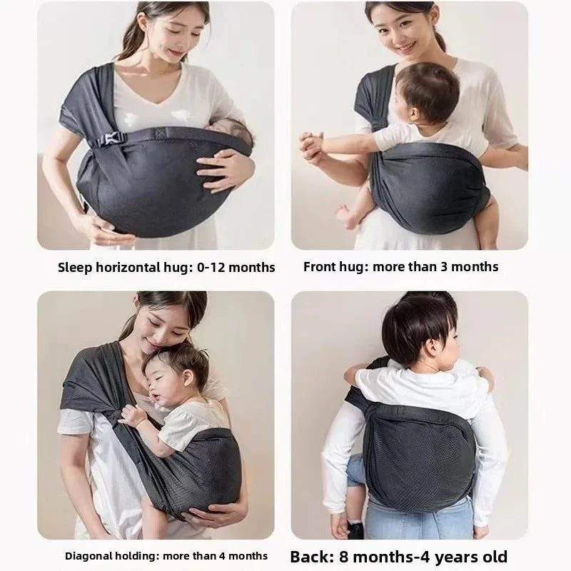 NEW Outdoor Travel Portable Baby Sling Carrier Wrap Toddler Infants Backpack Shoulder Bag Babies Carriers Newborn Backpacks Mother's Baby Care Supplies