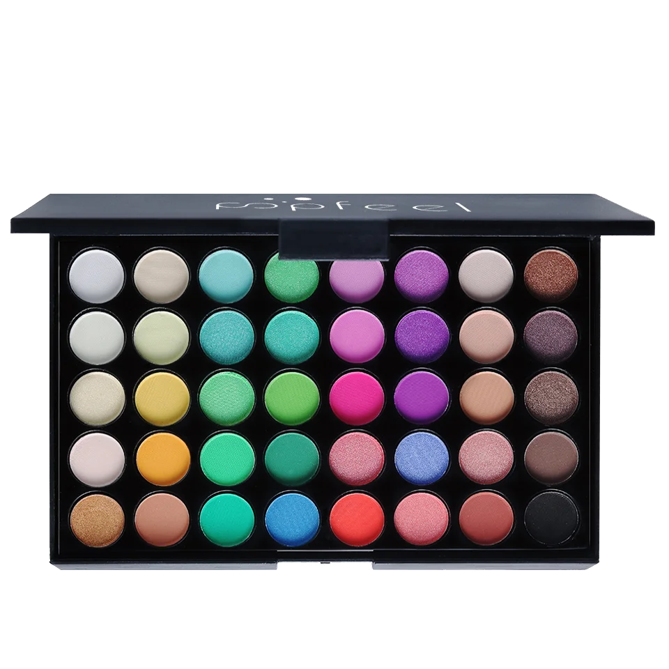 40 Colors Eyeshadow Palette Long Lasting Easy Makeup Brown Eyeshadow Palette, Pink Eyeshadow Palette