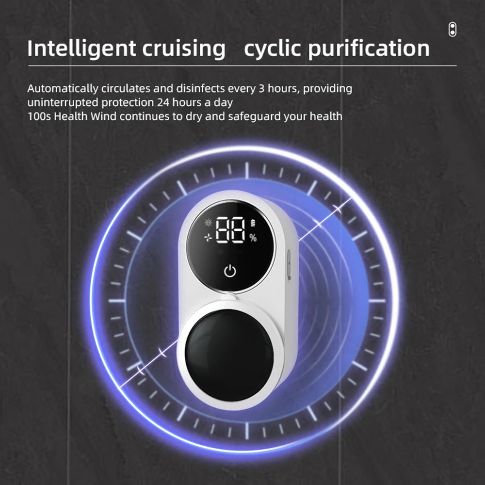 NEW Arrivals Mini Intelligent UV Toothbrush Sanitizer Holder, Wall Mounted UV Toothbrush Sanitizer Holder, Bathroom Toothbrush Sanitizer Bathroom Accessories Hygiene Products