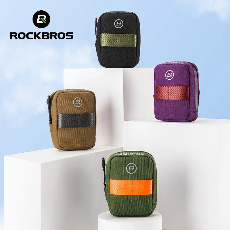 NEW Arrivals  Mini Bicycle Tail Bag Lightweight Portable Bike Storage Bag Small Tools Bag Road Bike Fashion Beautiful Bicycle Bags Accessories Sports Supplies﻿