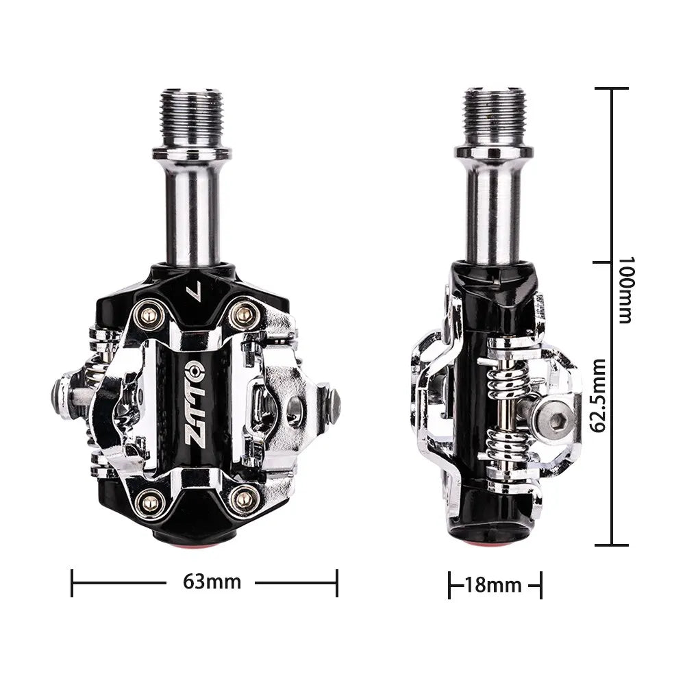 MTB Mountain Bike Safest Clipless Pedal Self Locking XC with Cleats Click Compatible with M8000 EH500 Sealed Bearing