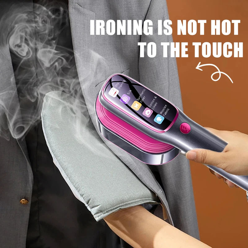 NEW Handheld Steam Iron Garment Steamer Portable Mini for Clothes Fast Heating Travel Garment Fabric Press Machine for Home Travel Business Trip Hotels