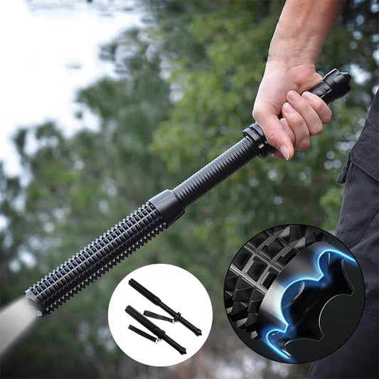 NEW Arrivals Top Quality Baseball Bat LED Flashlight Zoomable Self Defense Flashlight Aluminum Alloy Torch for Emergency  Anti Riot Tactical Lamp Car Women Men Outdoor Safety Security Supplies