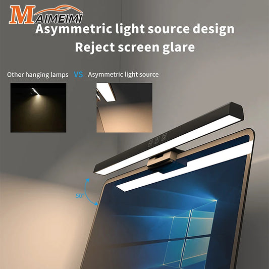 NEW Arrivals 18CM/25CM/33CM/50CM Computer Monitor Light Bar Screen Hanging Light Eyes Protection USB Type-C LED Computer Light Reading Light for Study Office Gaming