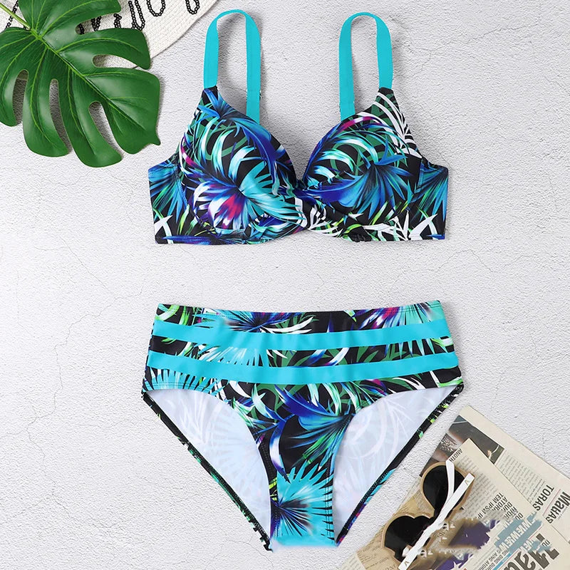 NEW Arrivals S-3XL PLUS SIZE Summer Sexy Swimsuits Push Up Bikini Curvy Women's Swimwear Female Beach Wear Brazilian Bikinis Bathing Suit Swimming Suits