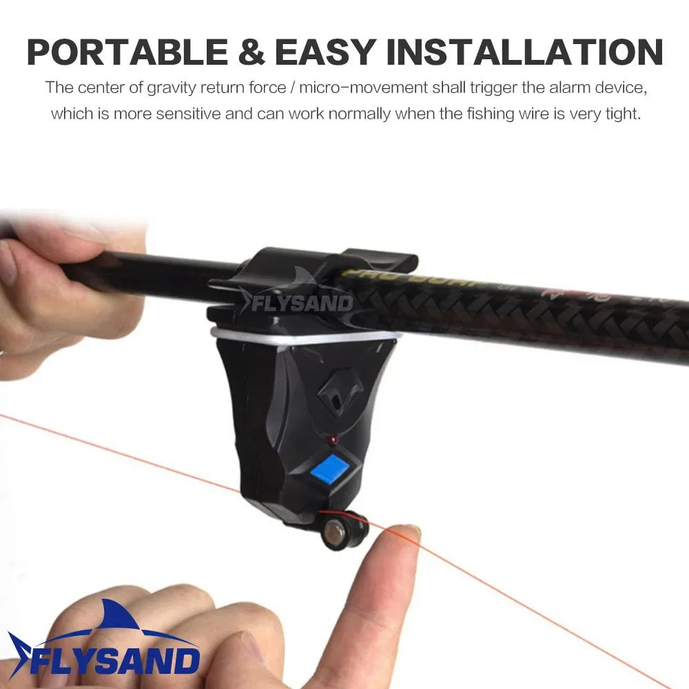 NEW Electronic Fishing Alarm, 'Don't Miss A Catch' Sensitive Fishing Bite Alarm Indicator Clip On Rod Outdoor Buzzer Fish Bite Alert Bell Soft Rubber Lake Sea River Boat Ground Fishing Accessories