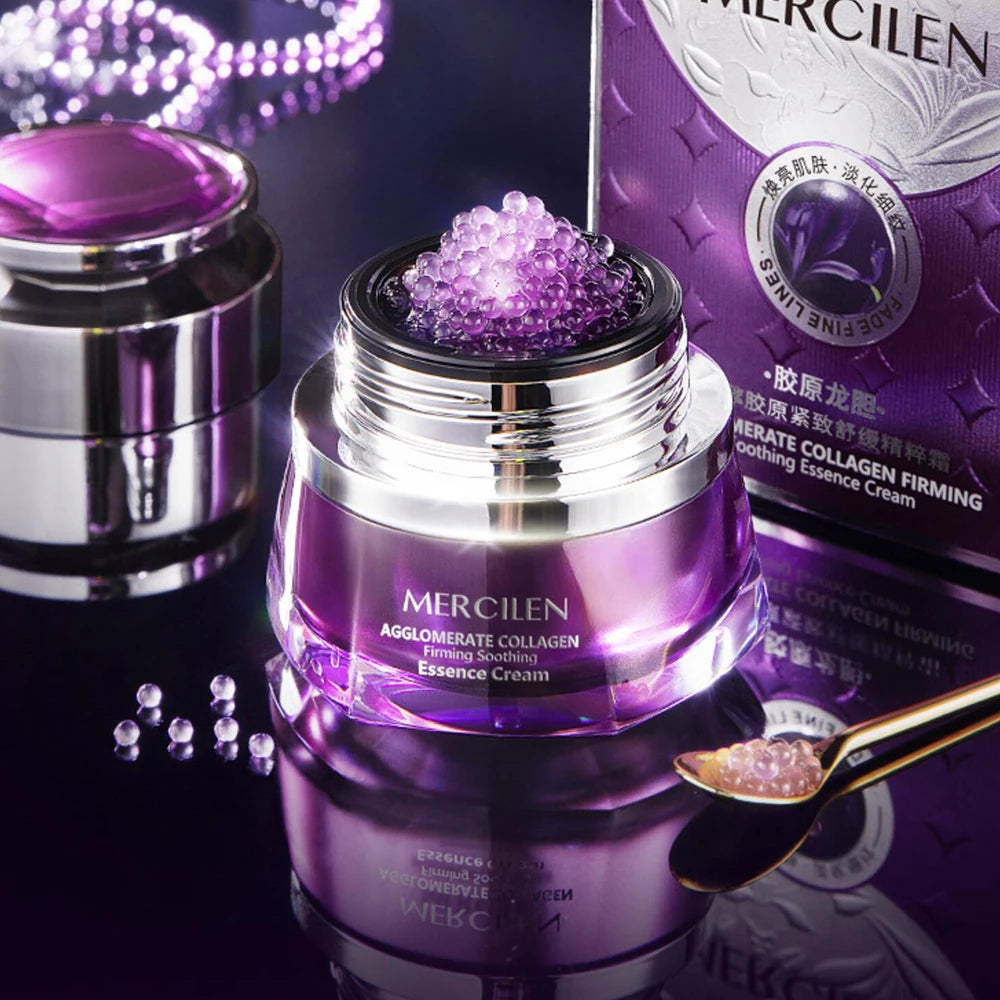 NEW 3 Colors Gentian Root Korean Collagen Firming Soothing Essence Face Cream Delicate Firming Balanced Skin Fine Lines Korea Skincare Products