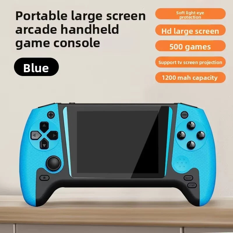 NEW Arrivals  SF3500 Retro Handheld Video Game Console Linux System 5.0 Inch 854*480 IPS Screen 3000mAh Portable Pocket Video Player Games