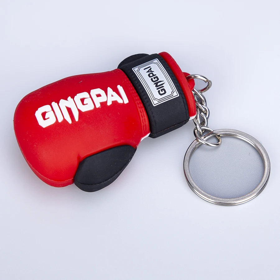 For Boxing Lovers Boxing PU Leather Gloves Keys Holder Punch Sandbag Pendant Muay Thai Kicking MMA Glove Taekwondo Targets Key Ring Kids/Adults Gloves Ornaments