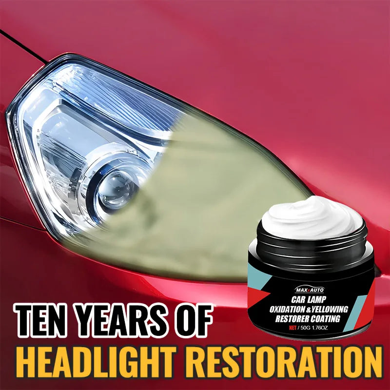 100gr Car Headlight Restoration Polishing Kit - Scratch Remover & Oxidation Cleaner Repair Paste for Headlamp Assembly Car Accessories