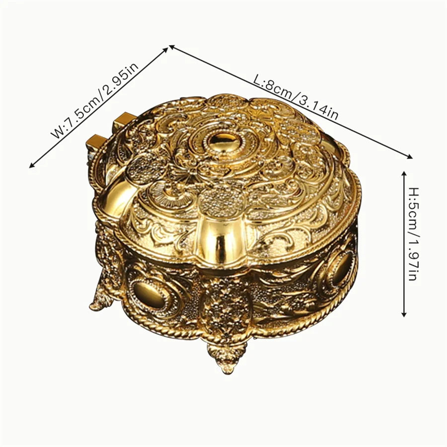 NEW Arrivals 9 Colors/Patterns European Jewelry Box, Necklace, Earrings, Rings Cosmetics Storage, Desktop Decorative Ornaments, Suitable for Wedding Birthday Wife Girlfriend Valentine's Day Gifts.