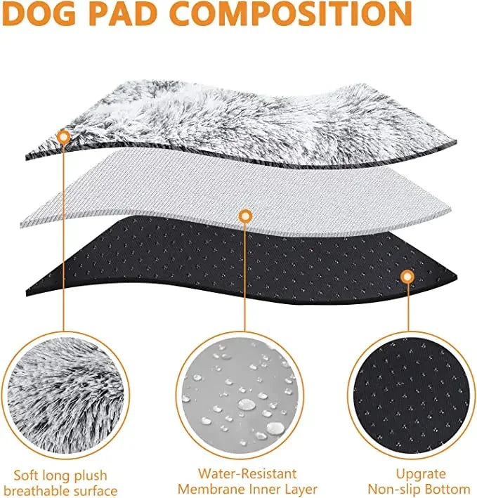 Plush Dog Bed Mat Cat Beds for Small Medium Large Dogs Removable for Cleaning Puppy Cushion Super Soft Claming Dog Beds Pet Bed