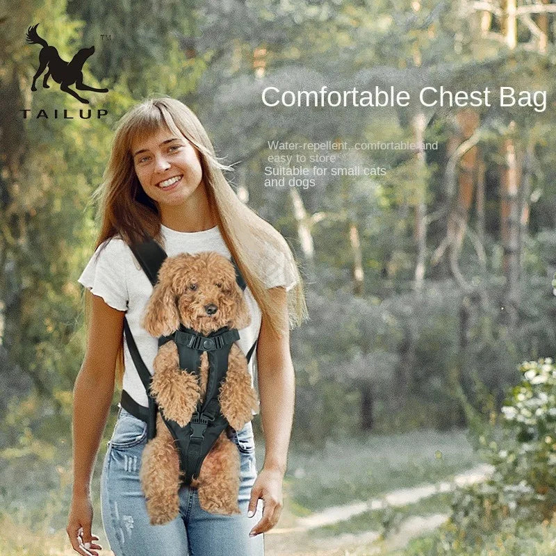 New Product Chest Pet Bag Embracing Large-Sized Dog Backpack for Convenient Outing and Carrying