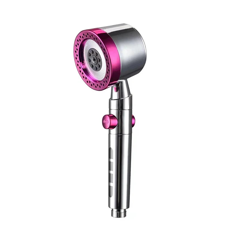 NEW Arrivals 5 Modes Full Set Handheld Powerful Shower Head New High Pressure Water Saving Filter Shower Head With One Button Stop Water Saving High Pressure Home Bathroom Accessories