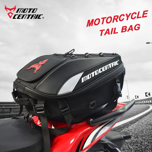 Motorcycle Back Seat Bags Waterproof Tail Bag Rear Seat Bag Multifunctional Motorbike Helmet Bag Moto Rider Backpack