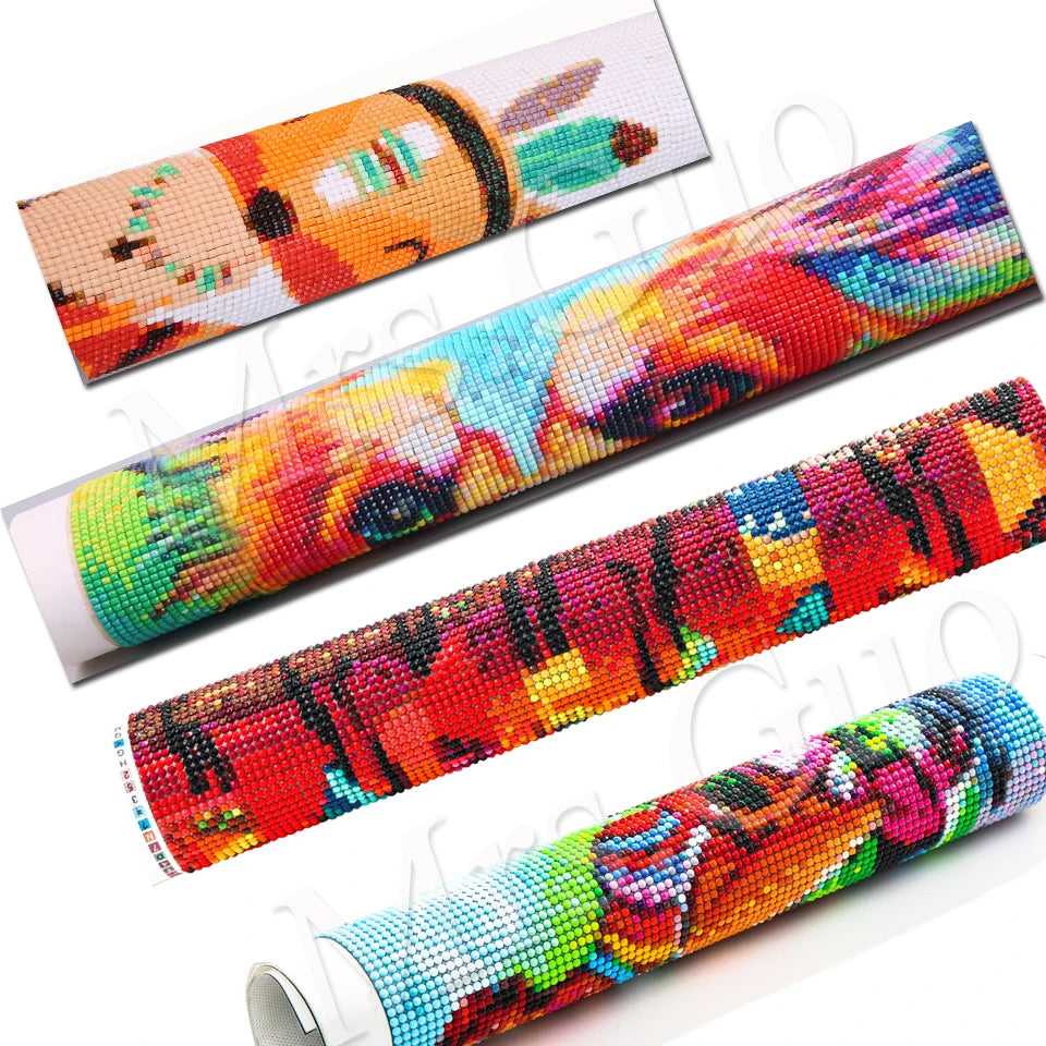 100cm x 100cm Mystery Lady In Top Hat Diy 5D Diamond Painting New Mosaic Embroidery Round/Square Drill Acrylic Gems for Adults, Home Wall Decor