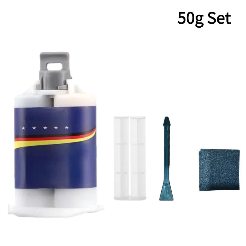 50-500gr New Metal Repair Adhesive 2 In1 Cold Welding Glue Magic Plastic Repair Casting Adhesive Heat Resistance Industrial AB Glue