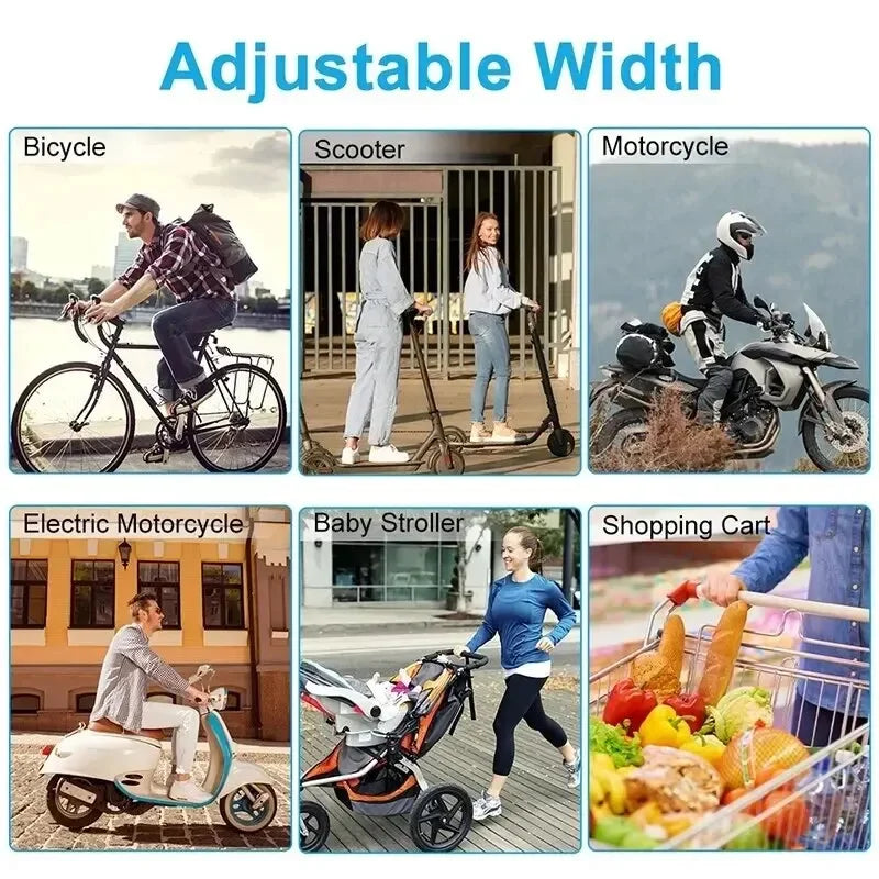 360° Rotatable Electric Bicycle Phone Holder for Smartphone Riding MTB Bike Moto Motorcycle Stand GPS Bracket Non-slip Cycling Sports Accessories
