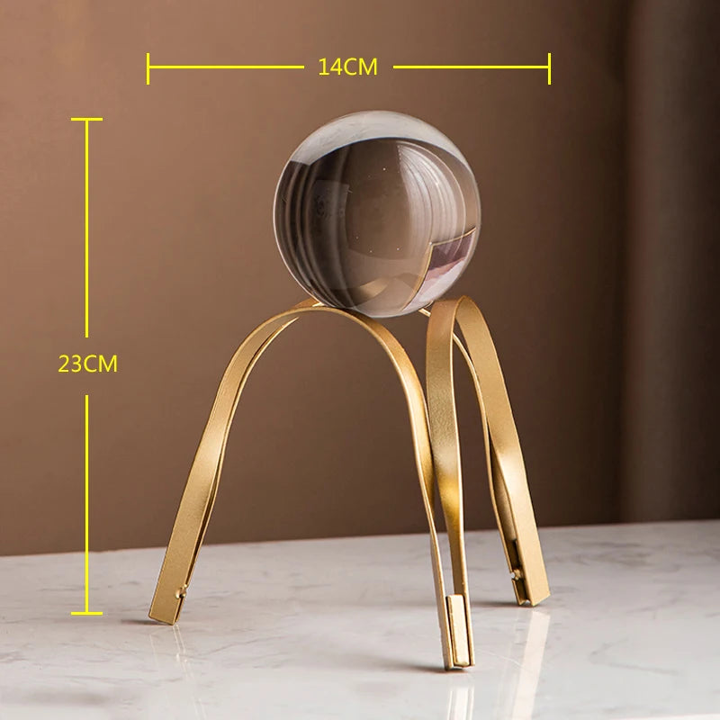 Home Decoration Luxury Accessories Feng Shui Gold Statuette Study Desk Ornaments Luxury Living Room Decoration Figurines Interior