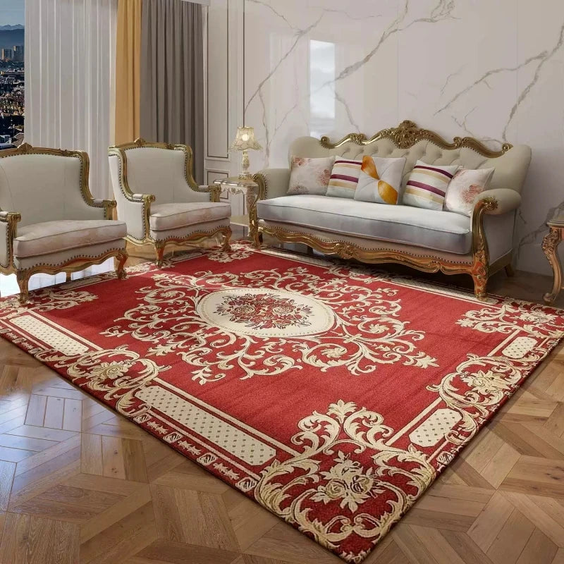 NEW Arrivals Turkey Persian Bohemian Crystal Velvet Large Carpet Living Room Bedroom Sofa Door Mat Decorated Non-Slip Floor Carpet