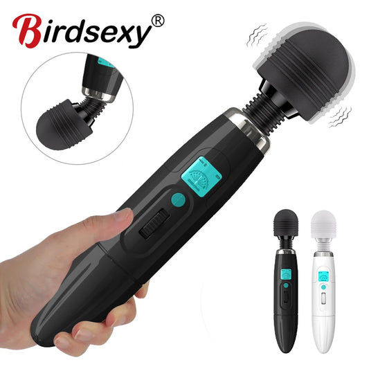 NEW!!!! HOT SALE!!!! Wireless Vibrator USB Rechargeable Massager Sex Toys for Woman Masturbator Silicone  Erotic AV Magic Wand Clitoris Stimulator Women Masturbation Supplies Adults 18+ Sex Toys Products