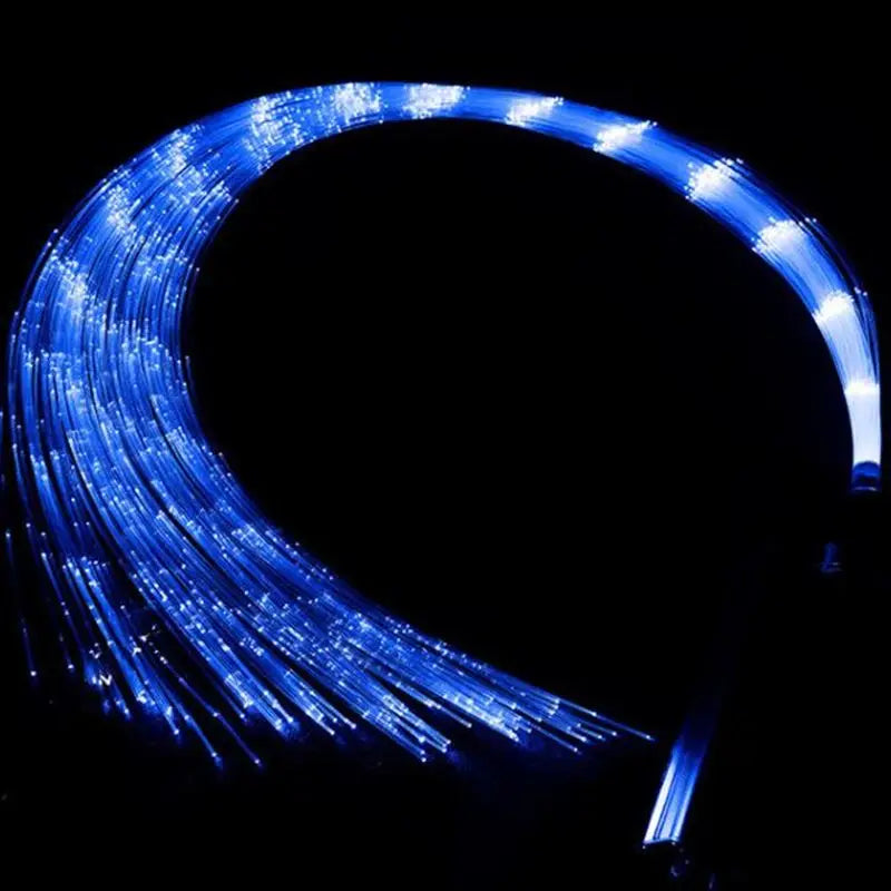 NEW Arrivals 300Pcs X 3M Sparkle Flash Point Wire 0.5mm 0.75mm 1mm 1.5mm High Bright End Glow Fiber Optic Cable For DIY Lighting Decoration For Wedding Hall Home Indoor Outdoor Decoration Lighting Supplies