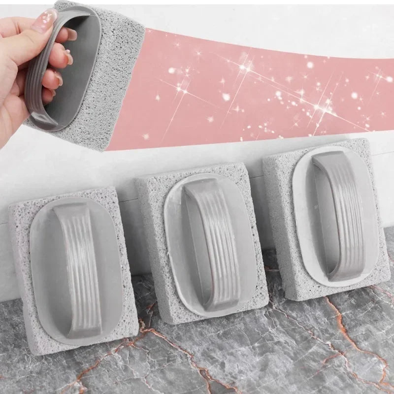 4 PCS Set Multi-Function Pumice Stones Cleaning Brush Pool Tile Calcium Remover Kitchen Sinks Pot Limescale Rust Stain Dirt Removal BBQ Grill Brush Cleaning Supplies