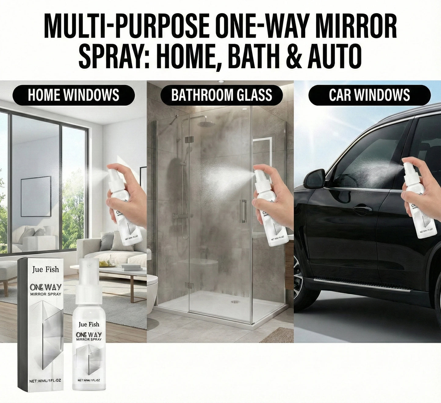 1/22 PCS Set New Light Reflection Spray Anti-Peeping Privacy Protection for Car & Home Anti-Theft Spray Cars Vehicle Accessories