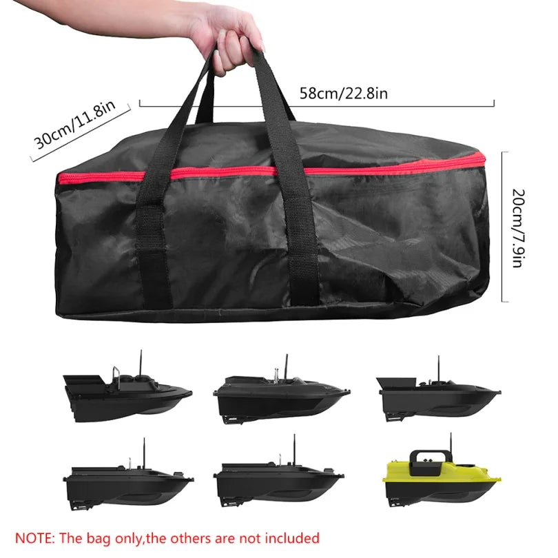 Large Capacity Bait Boat Carry Bag for Bait Boat Water Repellent Fishing Boat Storage Bag Fishing Feeder Bag Fishing Bag Fishing Accessories