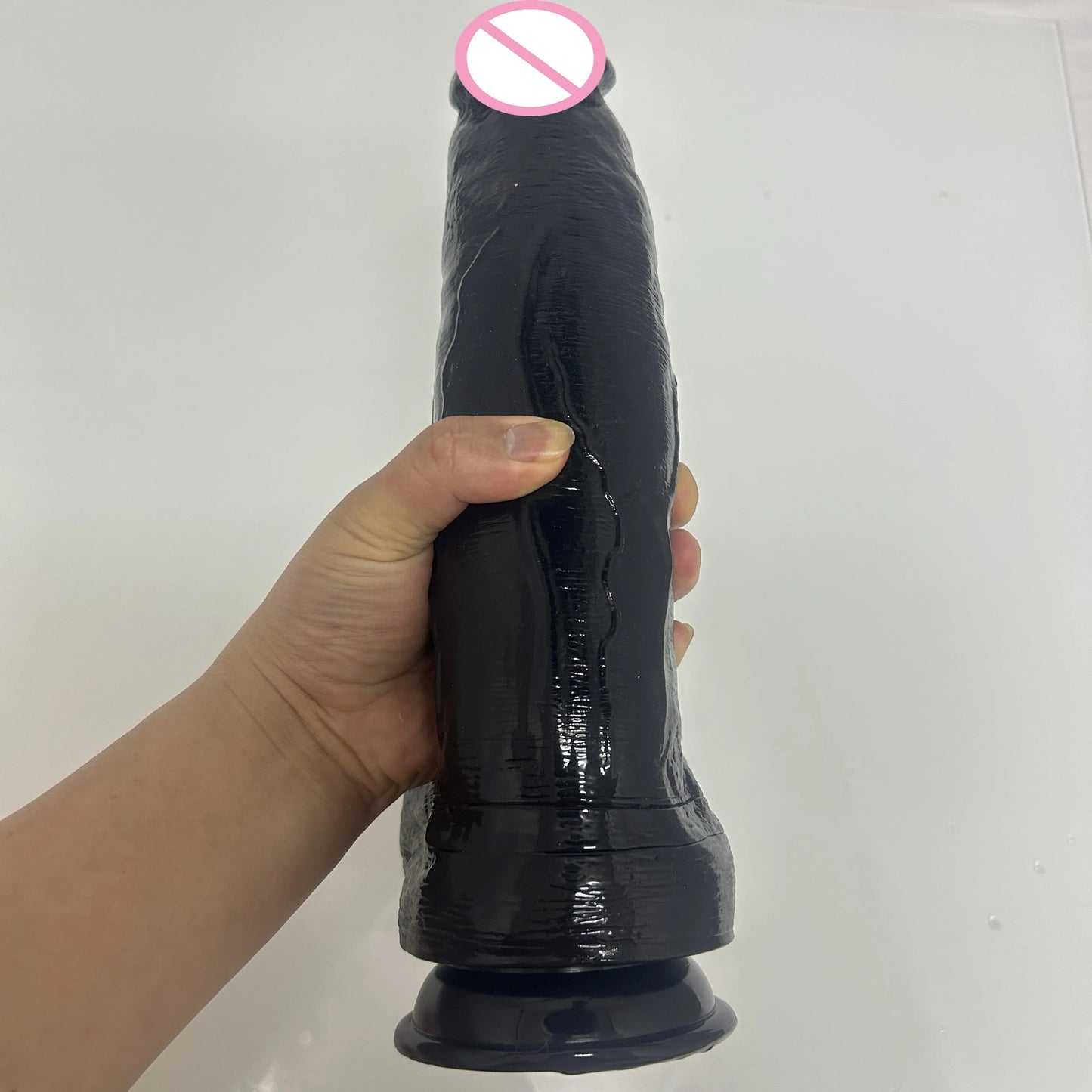 3inch Huge Black Dildo Big Size Strong Penis With Sucker Big Dick Dildos Real Adult Toys 32cm Long Dildo Xxxl For Women Machine