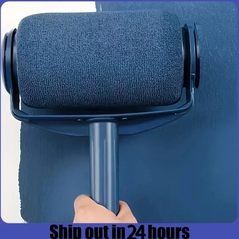 NEW 1PCS Self-Priming Large Fine Hairs Drum Brush Paint Roller, Wall Painting Brush, Latex Paint Wall Brush Wall Paint Roller Tools Home Painting Accessories