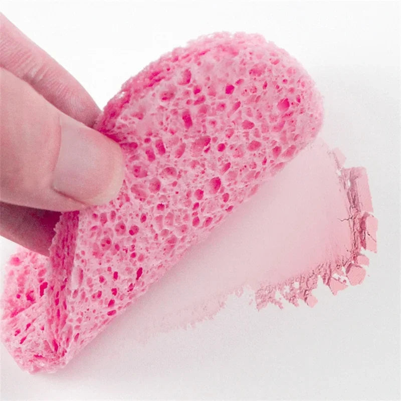 NEW Arrivals 50/100 PCS Set Reusable Facial Sponges Pad Heart Shape Compressed Facial Natural Facial Cleansing Pads Exfoliating For Cleansing ﻿Women Cosmetic Accessories
