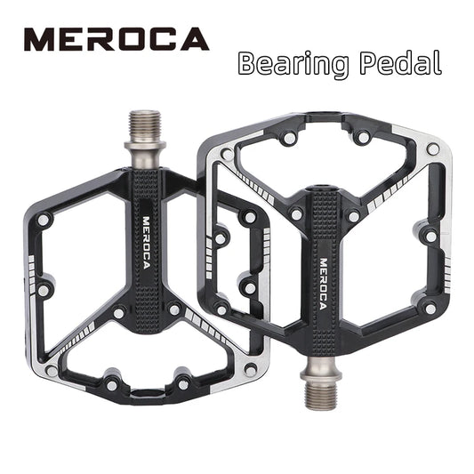 NEW Arrivals Ultralight Sealed Bearing Pedal Non-Slip Al Alloy Multi Specification Plating/Black Use for MTB BMX Road Bike about 410g Professional Pedals Bicycle Parts Accessories Sports Supplies