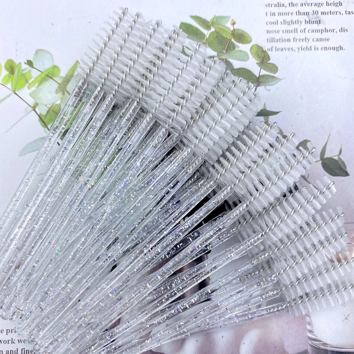 NEW Arrivals 500 PCS Set Transparent/Black/Mixed Color Eyelashes Brushes Set Disposable Lash Mascara Brush Lashes Extension Eyebrow Wands Applicator Make-Up Tools Women Cosmetic Accessories