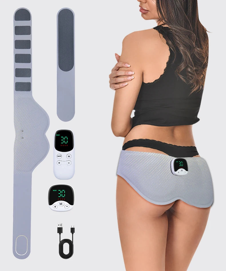 EMS Hips Trainer Butt Muscle Stimulator USB Charging Wearable Buttocks Toner 10 Modes 30 Levels with Remote Control for Women Body Care Supplies