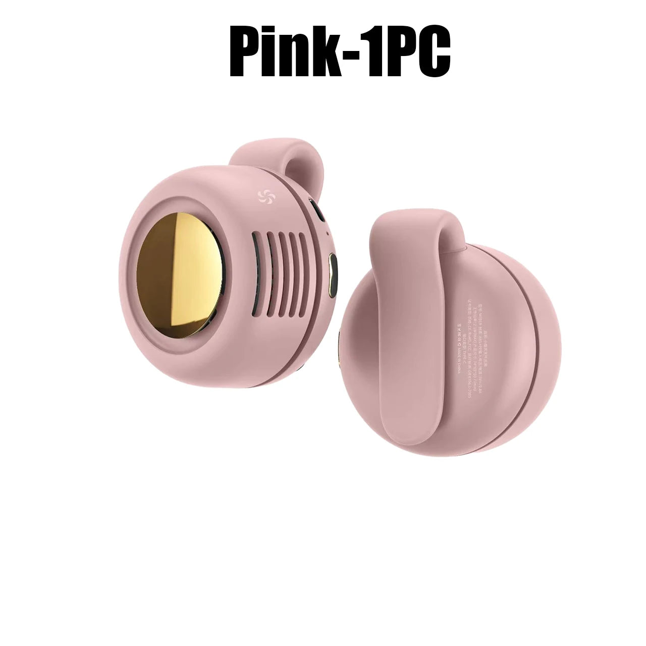 1/3/5/10 PCS Set Portable Mini Fan USB Rechargeable Clip on Anywhere Fan Bladeless Handheld Waist Clip Small Personal Cooling Fan for Travel Outdoor Running Hiking Sport Activities