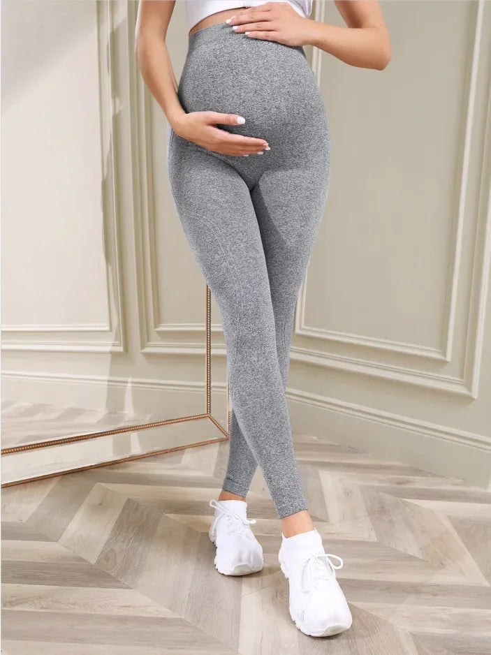 NEW Arrivals Women's Maternity Leggings Over The Belly Full Length Pregnancy Yoga Pants Active Wear Workout Leggings Outdoor Hiking Fitness Pants Pregnant Woman Sports Apparel Supplies