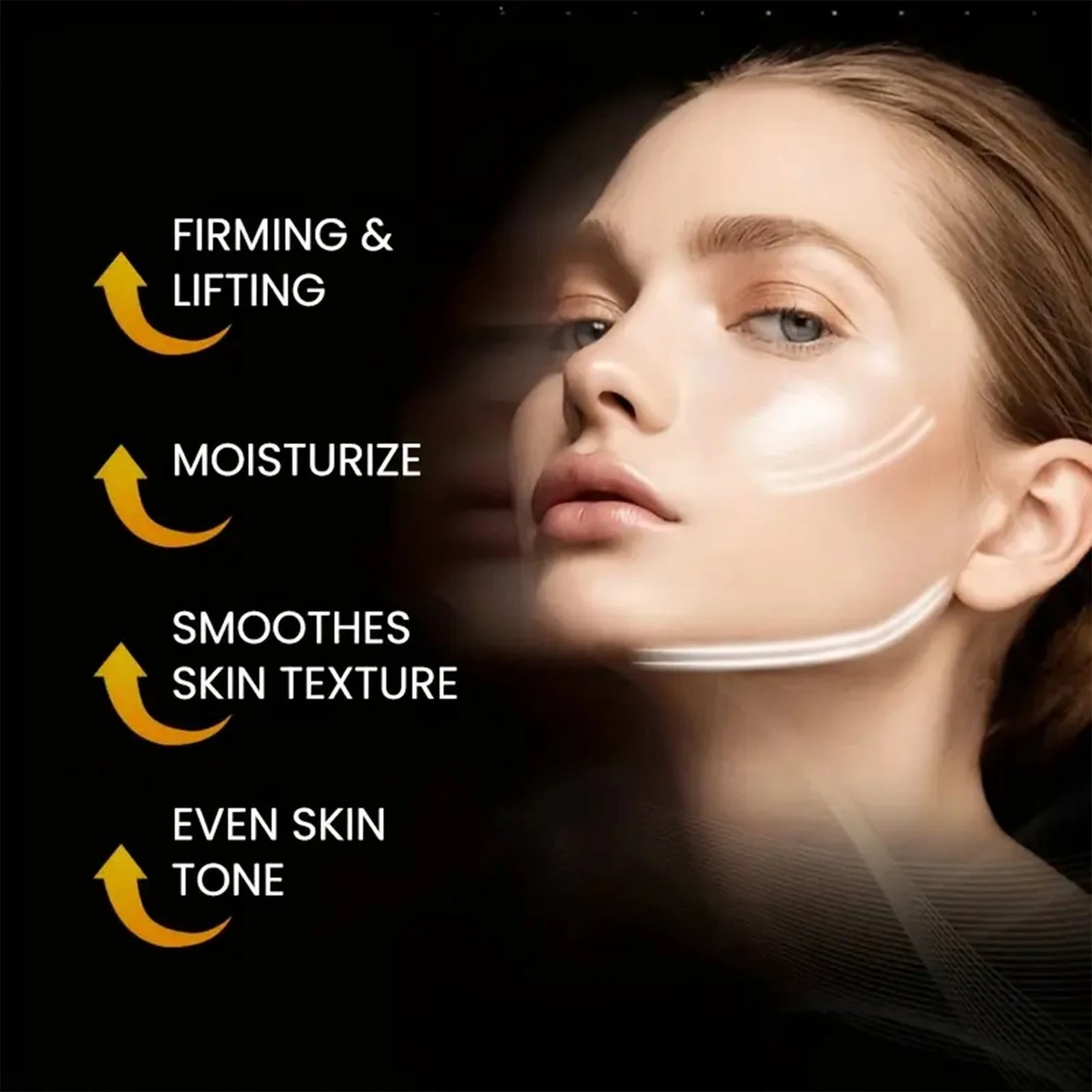 Bee Venom Instant Facial Lifting Cream Firms and Lifts Loose Skin, Smooth Skin |   Alcohol-Free, Containing Hyaluronic Acid, Suitable for All Skin Types Women Skin Care Supplies Korean Products