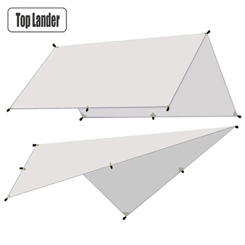 Camping Tarp Waterproof Tent Tourist Awning Shade Garden Canopy Beach Sunshade Outdoor Ultralight Sun Shelter