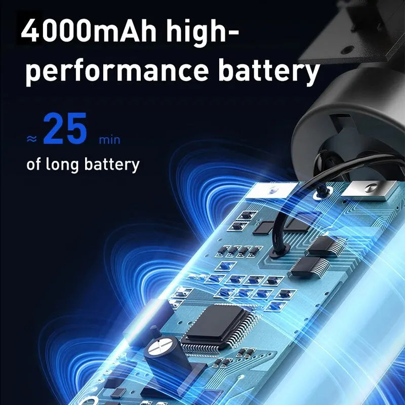 Baseus A1 Car Wireless Vacuum Cleaner Portable Handheld Automotive Vacuum Cleaner Mini Powerful 45000rpm For Car Home Cleaning