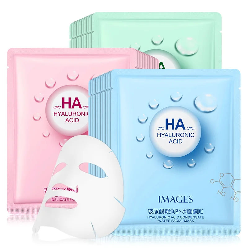 NEW Arrivals 15PCS Korean Set BIOAQUA Fresh Fruit Face Mask Anti Wrinkle Hyaluronic Acid Hydrating Skincare Sheet Masks Women Facial Mask Skin Care Korean Cosmetic Products