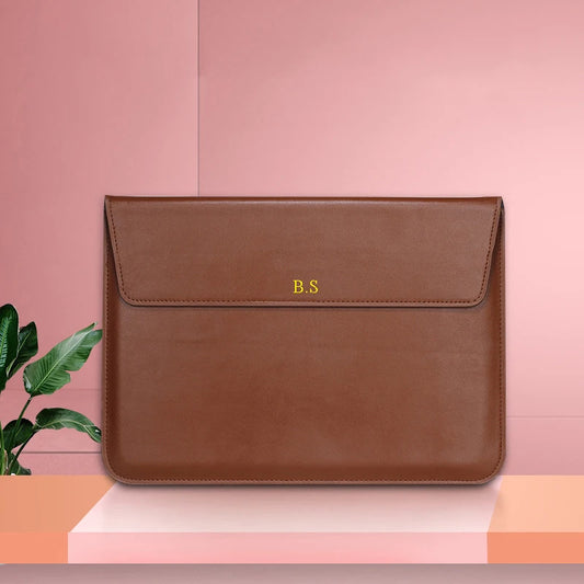 Leather Laptop Sleeve For Mac Book Air 13 PU Leather Case Pro Retina 11 15 Notebook Stand Cover For Huawei Shell Laptop Bag Unisex