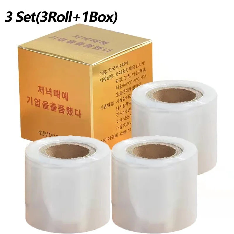 10 Rolls Set Tattoo Eyebrow Microblading Preservative Film Plastic Wrap 42mm*200m Tattoo Accessory Semi Permanent Make Up Supplies