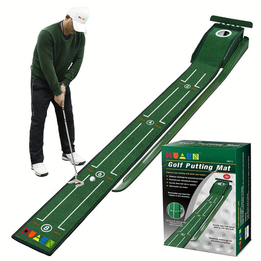 Mini Putter Practice Blanket Portable Golf Green Indoor and Outdoor Golf Putter Practice Device PM015