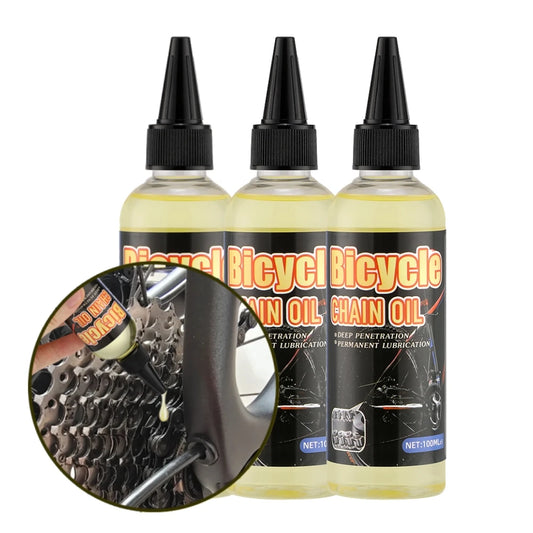 NEW 3PCS Set 300ml Bicycle Chain Korean Lube Oil Special Deep Lubricant Oil For MTB Road/Mountain Bike Maintenance Grease for Motorcycle Chain Cycling Accessories Sports Supplies